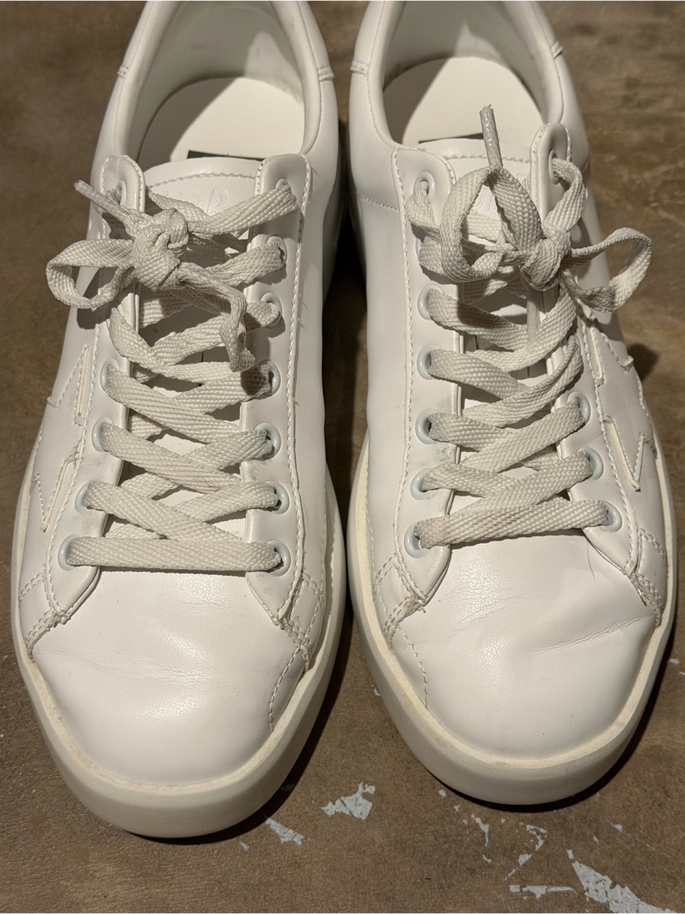 Golden Goose Pure-Star White Low-Top Sneakers - Picture 4 of 9